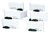Lemax Accessory Lemax Village Accessory, Plastic Picket Fence Set of 7